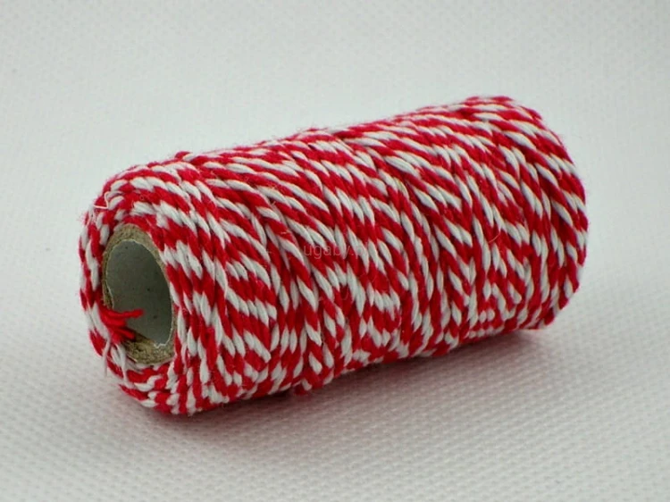 sznurek bawełniany dwukolorowy