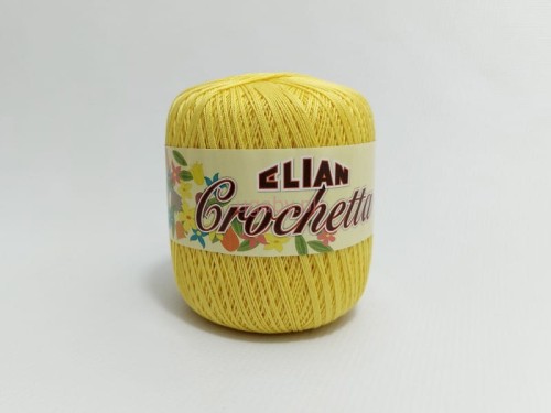kordonek crochetta kolor żółty