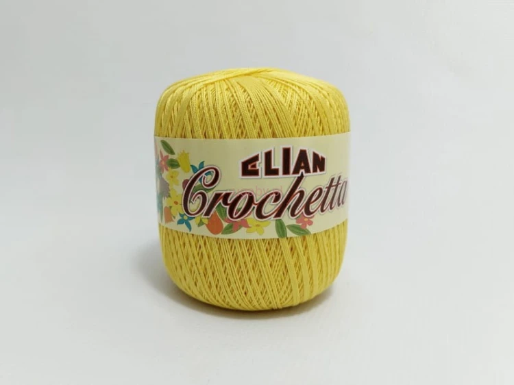 kordonek crochetta kolor żółty