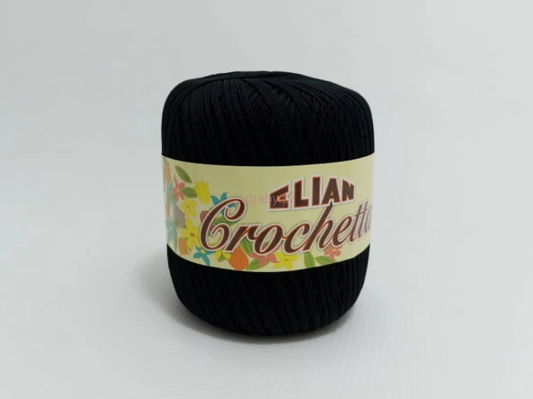 bawełniany kordonek Crochetta kolor czarny