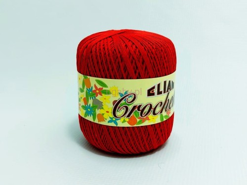 kordonek crochetta kolor czerwony