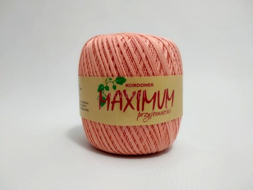 kordonek maximum kolor łososiowy nr 1537