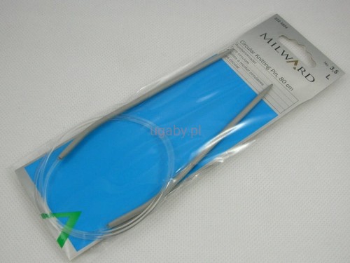 druty Milward z żyłką, 80 cm, rozmiar 3,5 mm