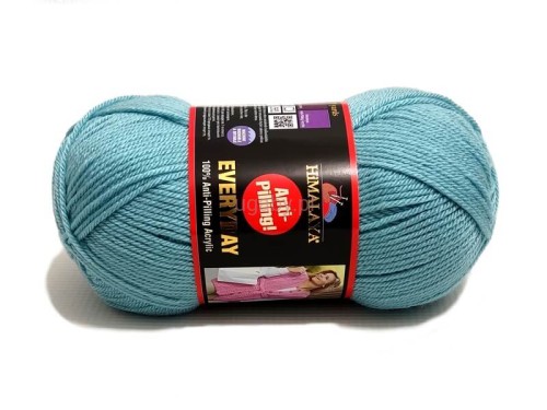 Włóczka Himalaya Everyday kolor 70039 błękit cyraneczka – niebiesko-morski motek anti-pilling.