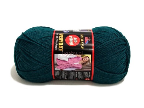 Włóczka Himalaya Everyday 70014 w kolorze morskim, akryl anti-pilling.