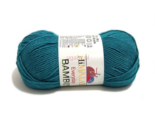 Włóczka Himalaya Everyday Bambus w kolorze morskim (numer 236-30) z widoczną etykietą Anti-Pilling.