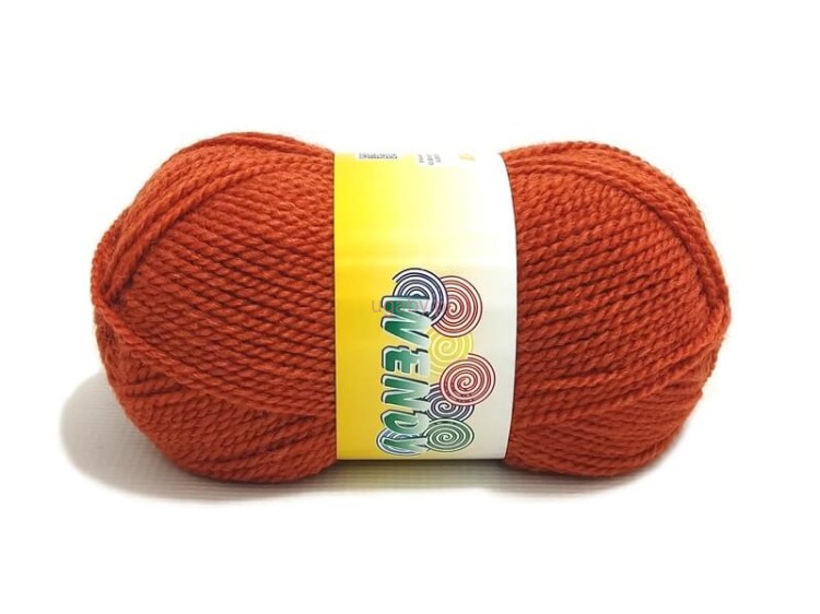 włóczka Wendy kolor rudy numer 597