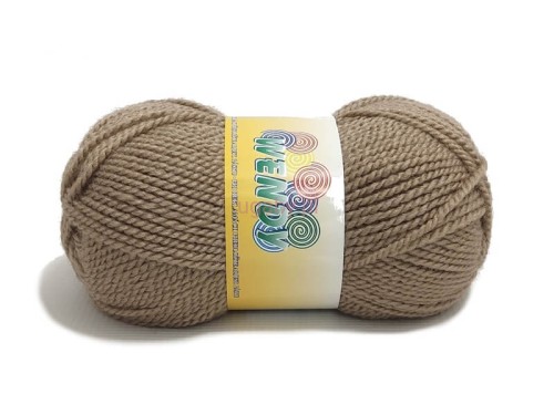 Włóczka Elian Wendy kolor beżowy nr 257, motek miękkiej mieszanki wełny i akrylu na swetry.