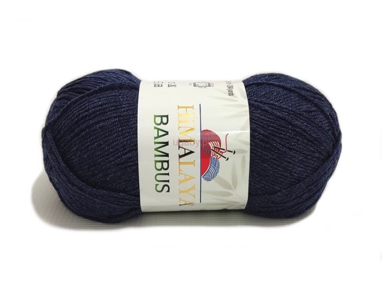 Włóczka Himalaya Everyday Bambus w kolorze dżinsowym (numer 236-23) z wyraźną etykietą Anti-Pilling.