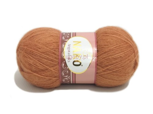 włóczka Angora Luks kolor cynamonowy