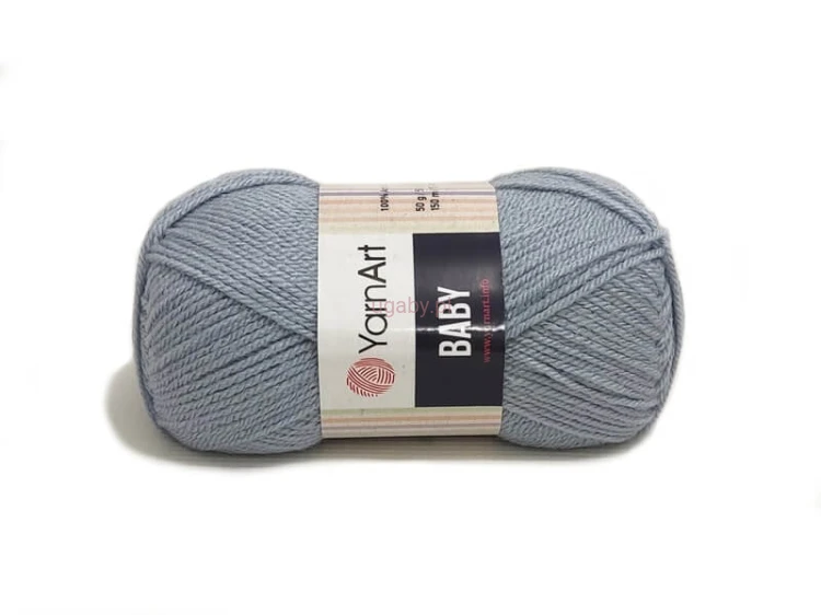 Włóczka Baby YarnArt kolor 3072 niebieskoszary dżinsowy denim akryl dla dzieci