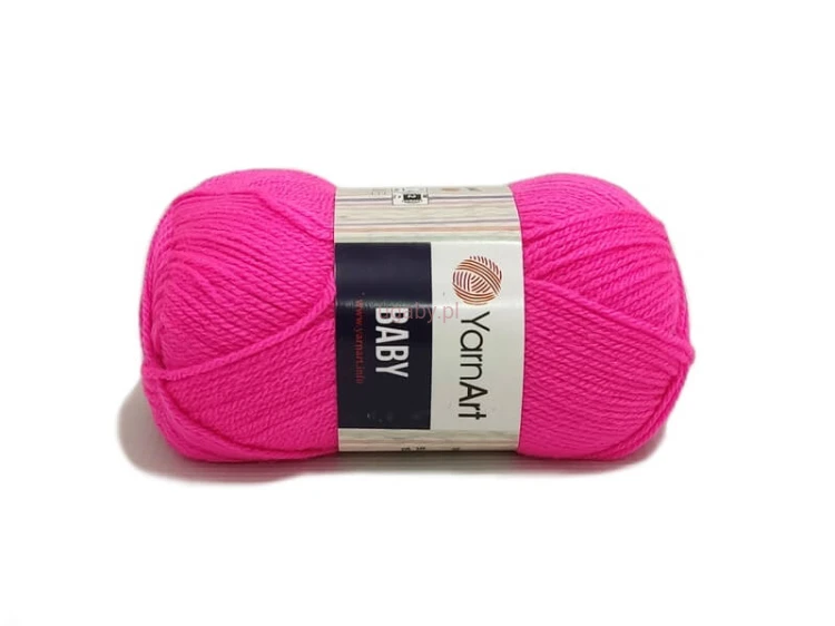 Włóczka Baby YarnArt kolor 174 różowy pastelowy jasny akryl dla dzieci i niemowląt