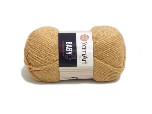 Włóczka Baby YarnArt kolor 805 beżowy klasyczny akryl dla dzieci i niemowląt