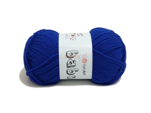 Włóczka Baby YarnArt kolor 979 chabrowy intensywny niebieski akryl dla dzieci