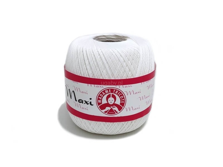 kordonek Maxi Madame Tricot kolor biały