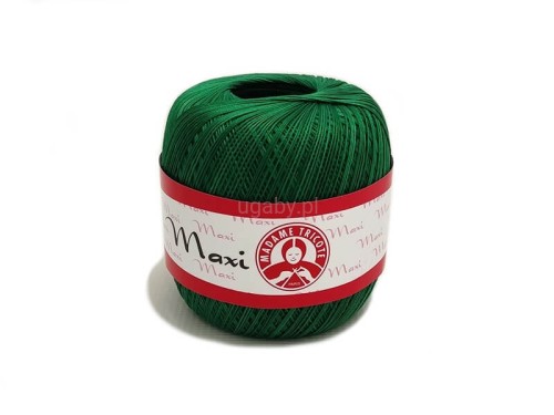 kordonek Maxi Madame Tricote kolor szmaragdowo zielony