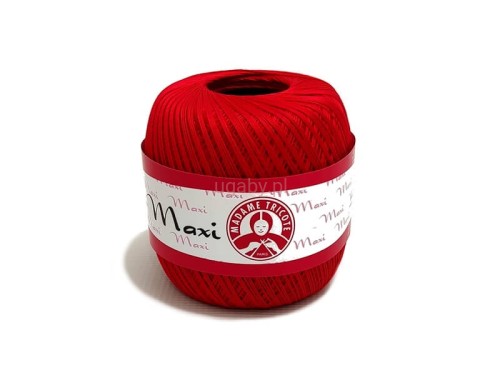 kordonek Maxi Madame Tricote kolor czerwony