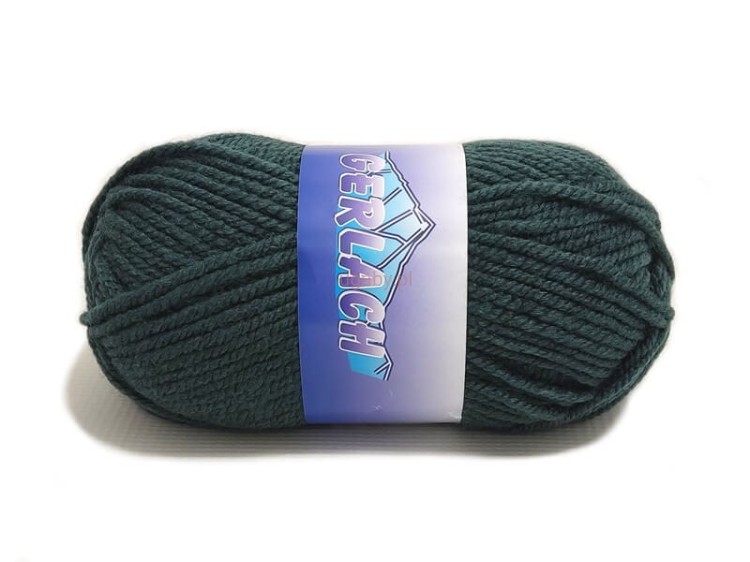 Miękka włóczka Gerlach, kolor ciemny morski nr 10469. Gruba akrylowa włóczka niegryząca do robienia swetrów i czapek.