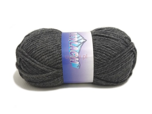 Gruba włóczka Gerlach w kolorze jasnoszarym nr 193. Miękki akryl niegryzący do robótek ręcznych na drutach.