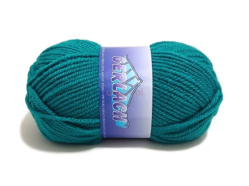 Motek grubej, miękkiej włóczki akrylowej Gerlach w kolorze morskim o numerze 10934 dostępny w ugaby.pl.