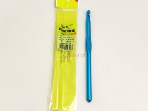 szydełko aluminiowe, rozmiar 6,5