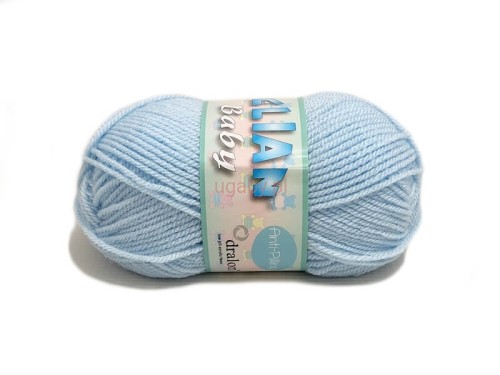 włóczka Elian Baby kolor jasnoniebieski numer 1900