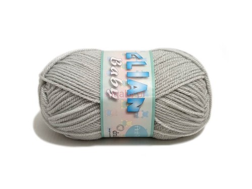 włóczka Elian Baby kolor popielaty numer 4672