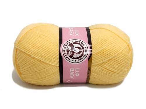 włóczka Lux Baby kolor bananowy numer 027