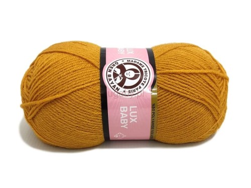 włóczka Lux Baby kolor bursztynowy numer 115