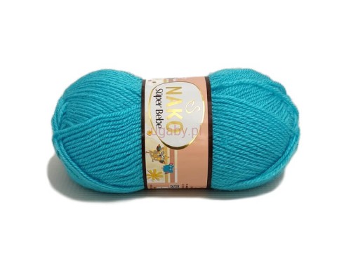 włóczka Super Bebe kolor turkusowy numer 3323