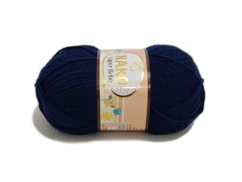 włóczka Super Bebe kolor granatowy numer 10094
