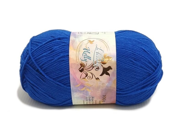 włóczka Holly kolor chabrowy