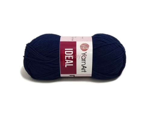 Włóczka YarnArt Ideal 100% bawełna kolor granatowy nr 241 dla niemowląt i alergików