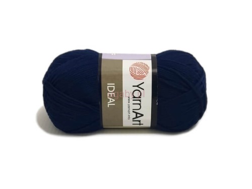 Włóczka YarnArt Ideal 100% bawełna kolor granatowy nr 241 - bezpieczna dla niemowląt