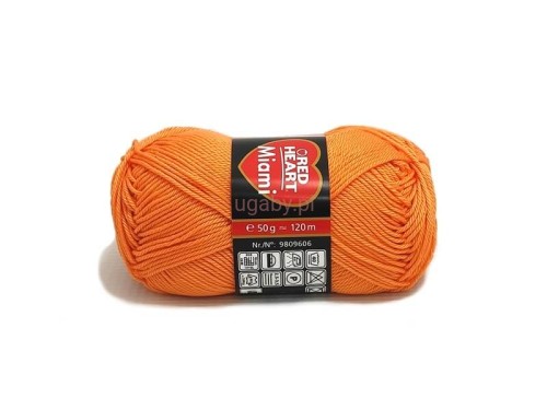 włóczka red heart miami kolor pomarańczowy