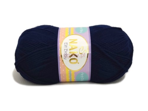 włóczka Elit Baby kolor granatowy numer 10094