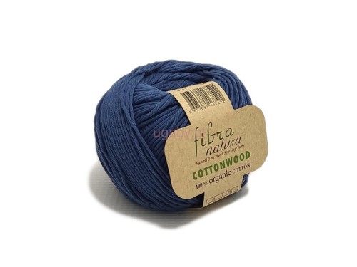 Grafitowa włóczka Cottonwood 41113 z bawełny organicznej, matowa przędza o luźnym splocie wielonitkowym do robótek ręcznych, oferta ugaby.pl.