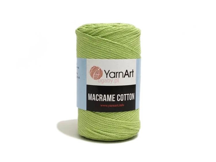 Macrame Cotton kolor limonkowy