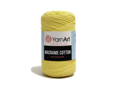Macrame Cotton kolor bananowy