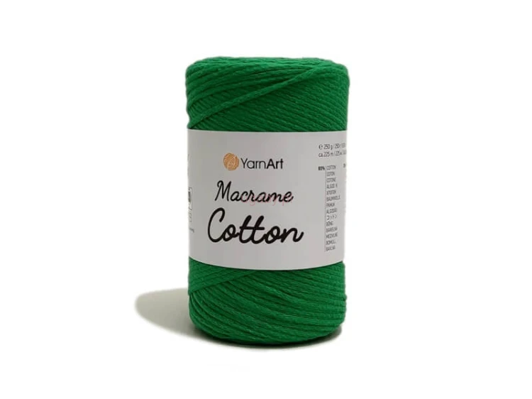 Macrame Cotton kolor zielony