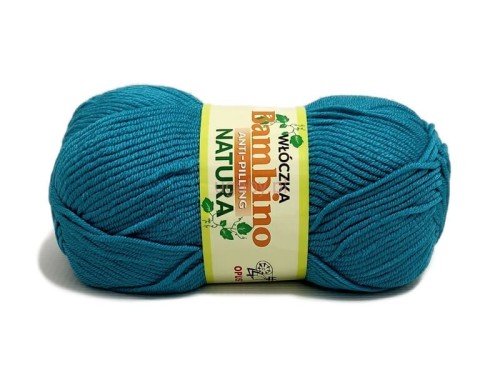 włóczka Bambino kolor turkusowy