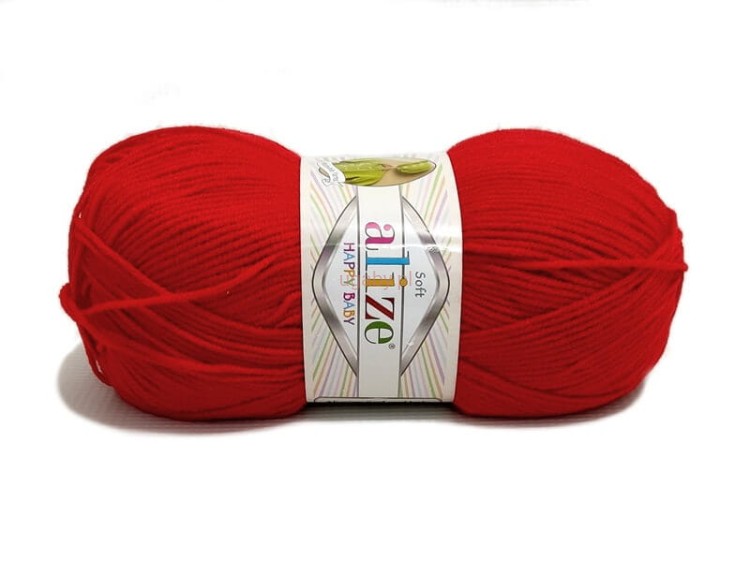 włóczka Happy Baby kolor czerwony