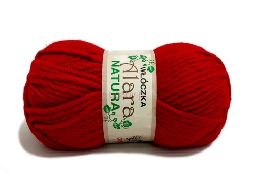 włóczka Alara kolor czerwony