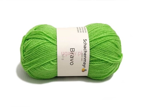 asnozielona włóczka akrylowa Bravo Schachenmayr numer 08351 – motek 50g.