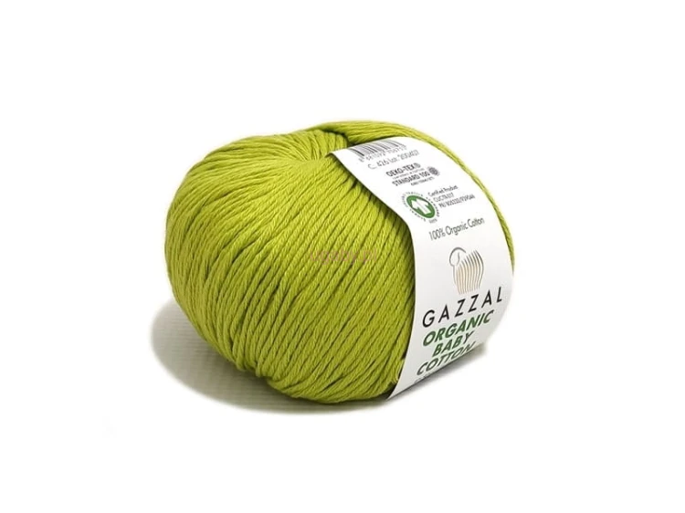 włóczka Organic Baby Cotton kolor limonka 426