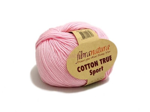 Różowa włóczka bawełniana Cotton True Sport (kolor 107-13) – miękka i aksamitna bawełna na dziecięce i letnie robótki, ugaby.pl.