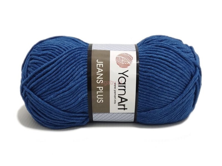 Dżinsowa włóczka YarnArt Jeans Plus nr 17 – matowa bawełna z akrylem na swetry i akcesoria, ugaby.pl.