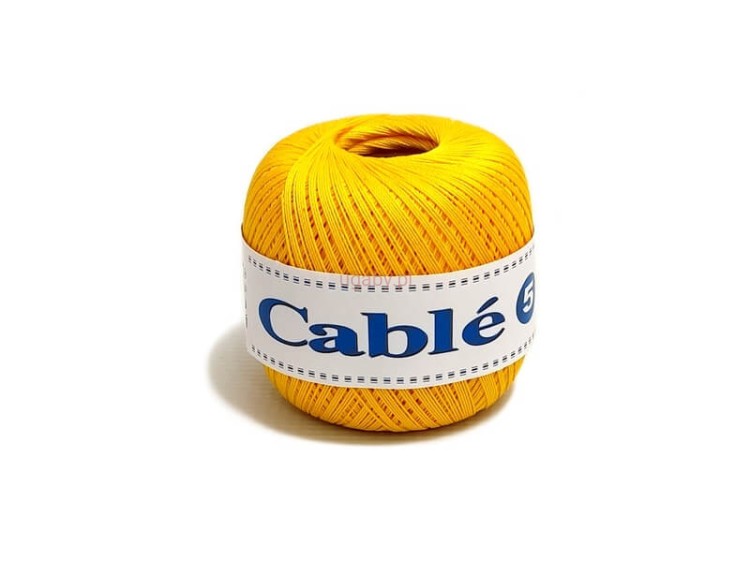 kordonek Cable 5 kolor żółty