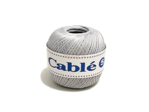 kordonek Cable 5 kolor popielaty