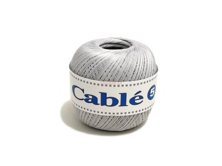 kordonek Cable 5 kolor popielaty